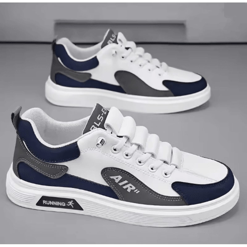 UrbanFlex 2025 Mens Leather Casual Sneakers Low Top Walking Shoes 3