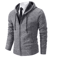 WarmGuard Mens Fleece Zip Up Jacket Stand Collar Casual Sports Coat 10