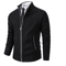 WarmGuard Mens Fleece Zip Up Jacket Stand Collar Casual Sports Coat 6