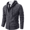 WarmGuard Mens Fleece Zip Up Jacket Stand Collar Casual Sports Coat 11