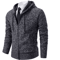 WarmGuard Mens Fleece Zip Up Jacket Stand Collar Casual Sports Coat 11