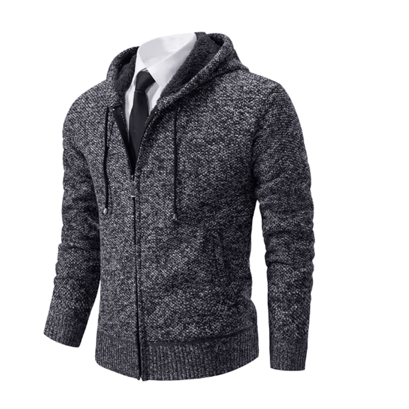 WarmGuard Mens Fleece Zip Up Jacket Stand Collar Casual Sports Coat 11