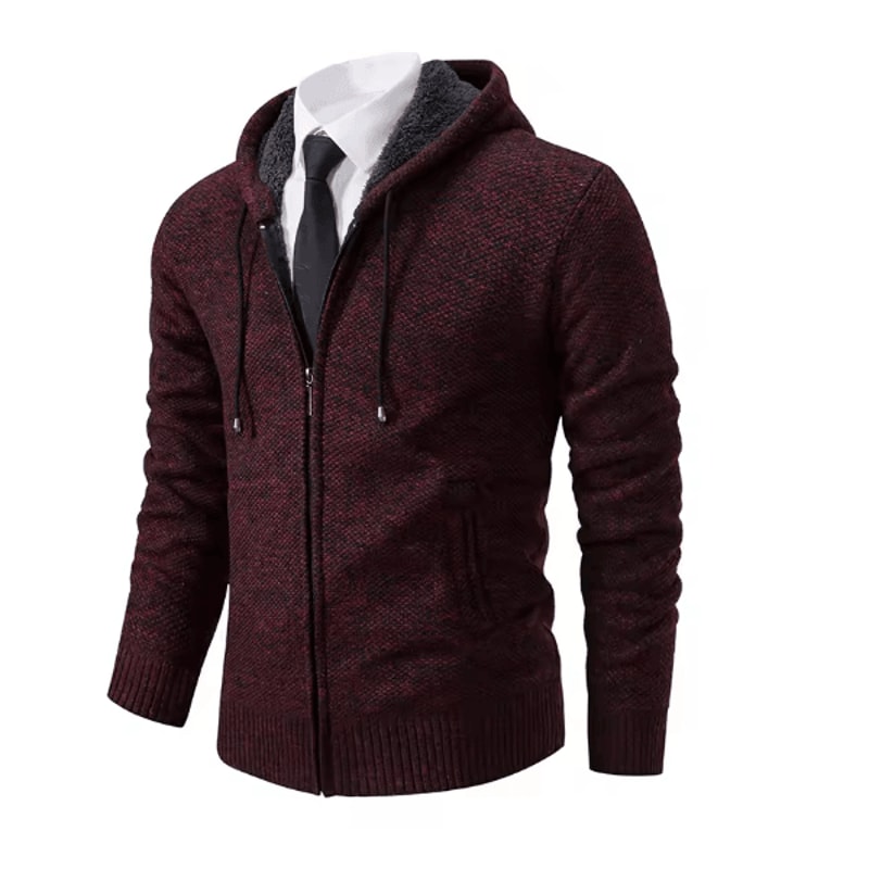 WarmGuard Mens Fleece Zip Up Jacket Stand Collar Casual Sports Coat 13