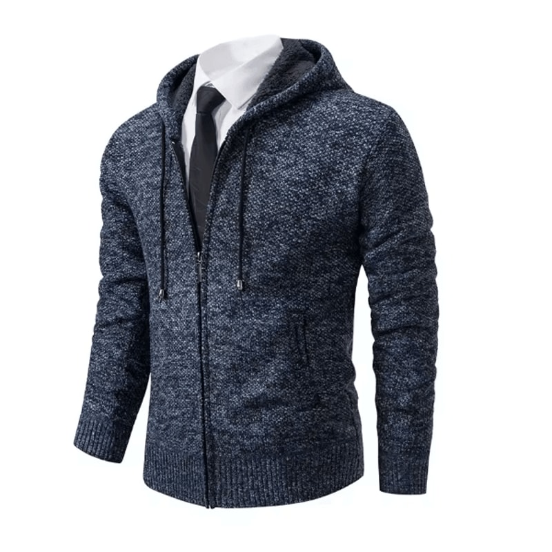 WarmGuard Mens Fleece Zip Up Jacket Stand Collar Casual Sports Coat 14