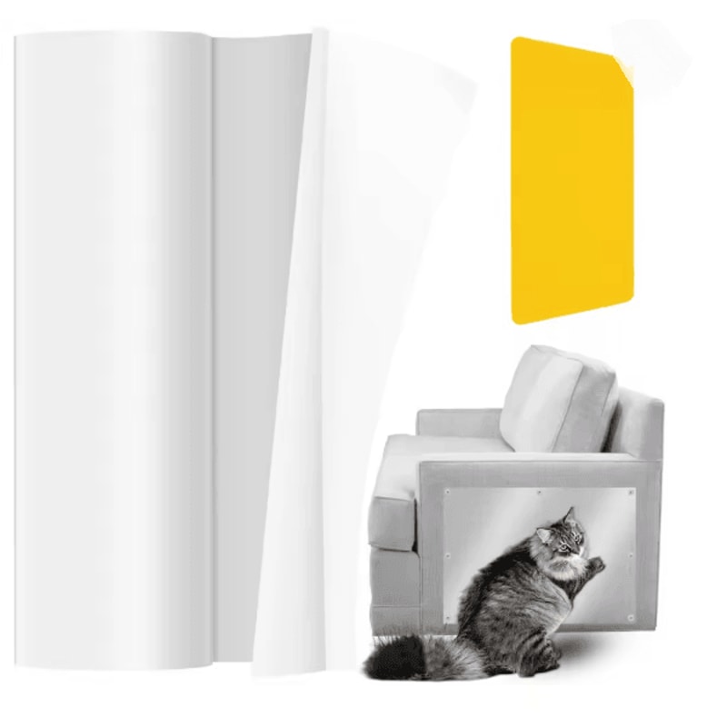 ClearGuard Cat Scratch Deterrent Tape Furniture Protection Film 3