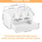 Wooden Coffee Bar Organizer Coffee Rack With Storage Compartments 7
