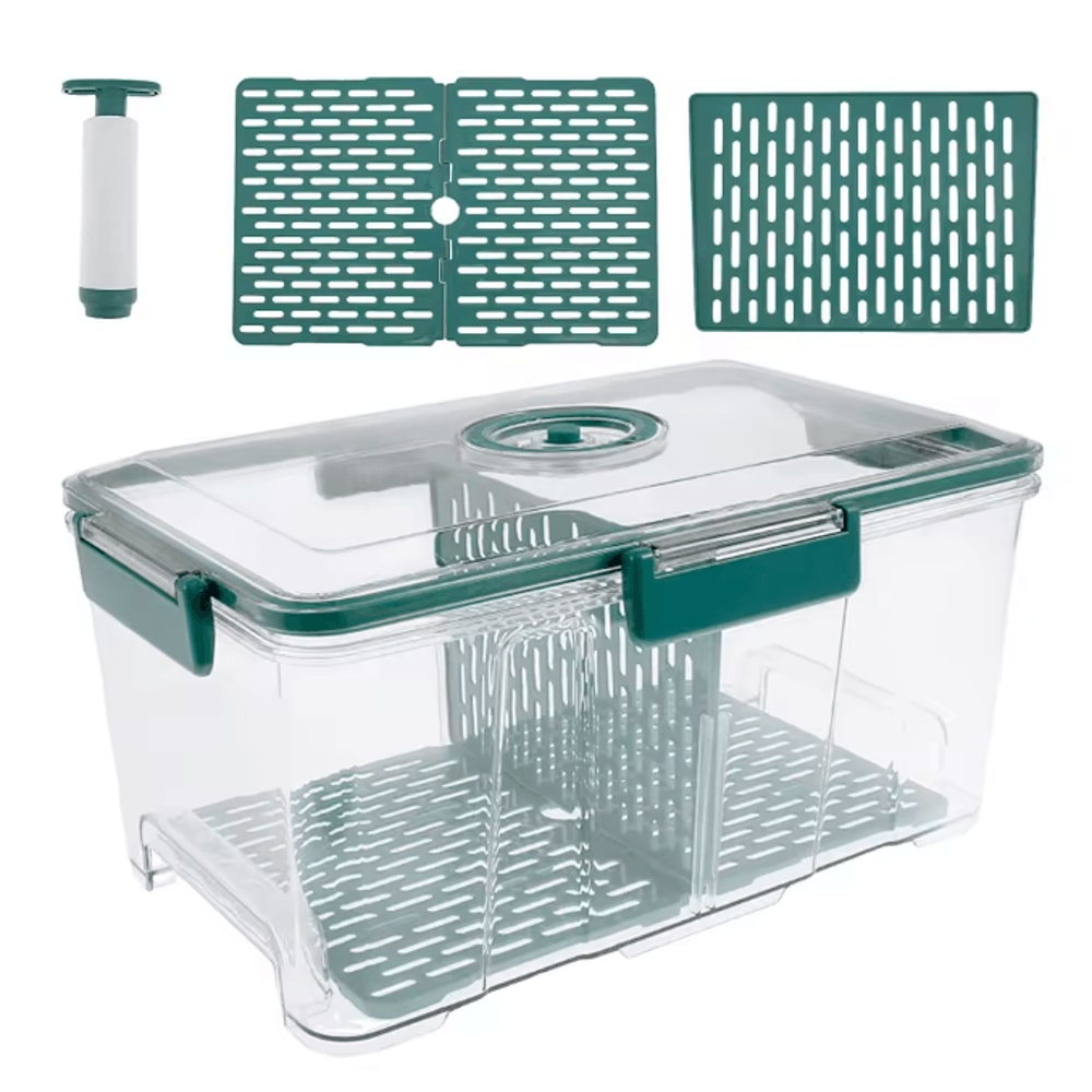 Airtight Bread Box With Vacuum Pump Freshness Keeper Container 4