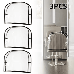 clear pvc salon chair back covers waterproof chair protectors 3 pack