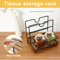 Metal Napkin Holder With Weighted Base For Kitchen Countertop 1