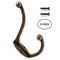 Retro Copper Dual Coat Hooks Wall Mounted Heavy Duty Rack 5 Pack 5