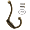 Retro Copper Dual Coat Hooks Wall Mounted Heavy Duty Rack 5 Pack 5