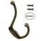Retro Copper Dual Coat Hooks Wall Mounted Heavy Duty Rack 5 Pack 6