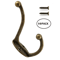Retro Copper Dual Coat Hooks Wall Mounted Heavy Duty Rack 5 Pack 6