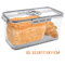 Airtight Bread Box With Time Recording Clear Bread Storage Container 4