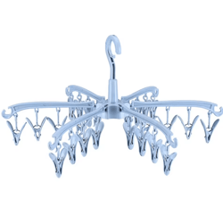 foldable sock drying rack with 24 clips portable laundry hanger