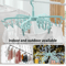 Foldable Sock Drying Rack With 24 Clips Portable Laundry Hanger 4
