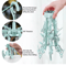 Foldable Sock Drying Rack With 24 Clips Portable Laundry Hanger 3