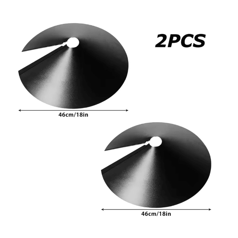 Wrap Around Squirrel Baffle Bird Feeder Pole Guard 12 Or 18 Inch 6