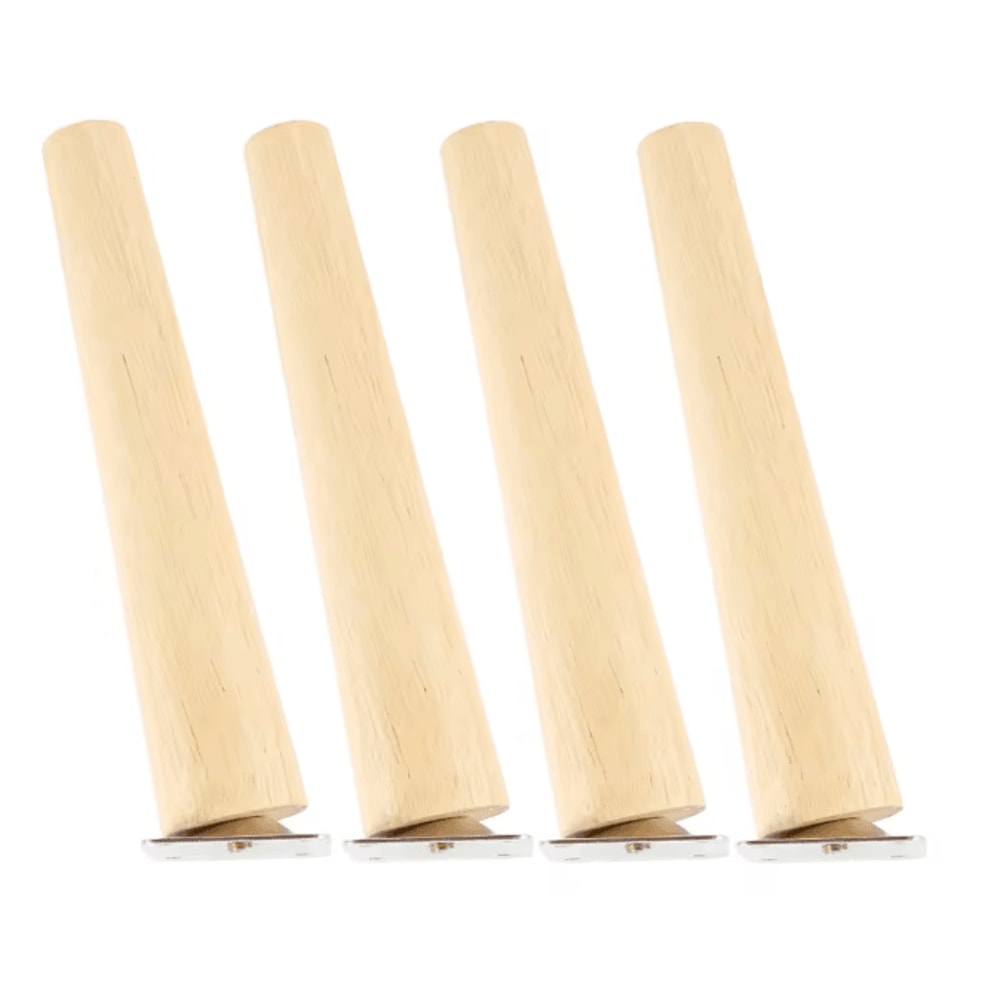 Solid Wood Furniture Legs Replacement Feet Set Of 4 6