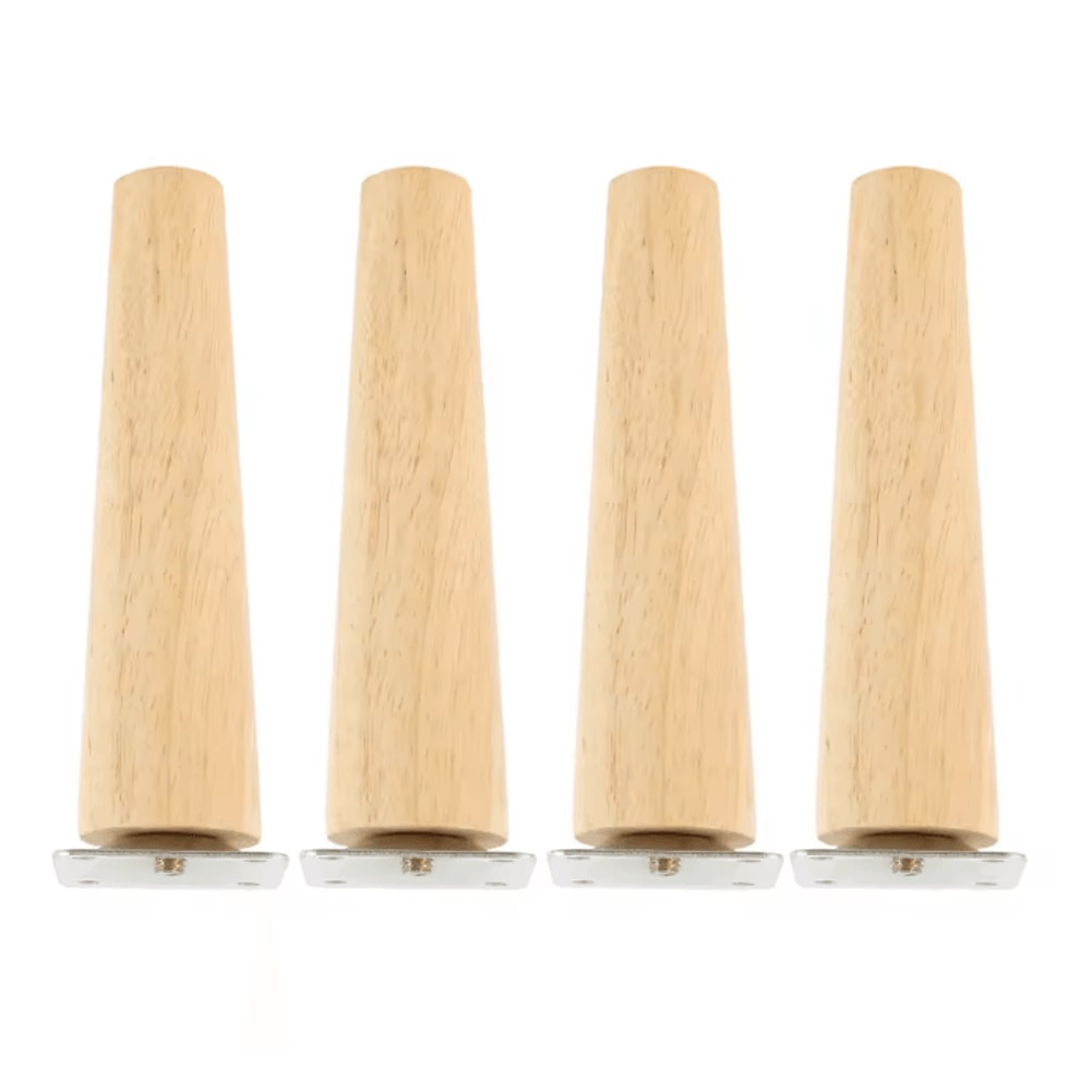 Solid Wood Furniture Legs Replacement Feet Set Of 4 7