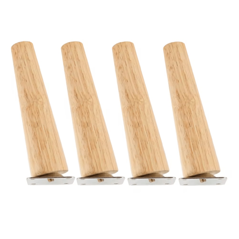 Solid Wood Furniture Legs Replacement Feet Set Of 4 8