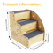 Anti Slip Dog Stairs For Small Dogs And Cats 3 Tier Pet Steps 4