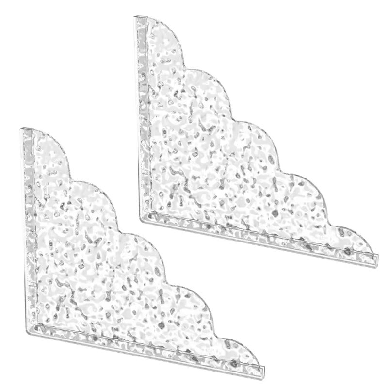 Clear Acrylic Shower Splash Guards Waterproof Bathtub Water Guards 2 Pack 4