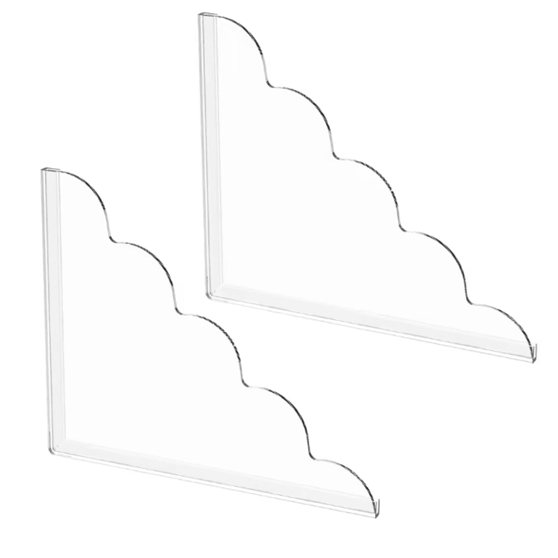 Clear Acrylic Shower Splash Guards Waterproof Bathtub Water Guards 2 Pack 5