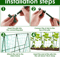A Frame Garden Plant Trellis For Cucumber Tomato And Climbing Vegetables 3