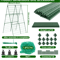 A Frame Garden Plant Trellis For Cucumber Tomato And Climbing Vegetables 6