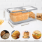 Airtight Bread Box Food Sealing Container With Time Recording 4
