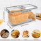 Airtight Bread Box Food Sealing Container With Time Recording 5