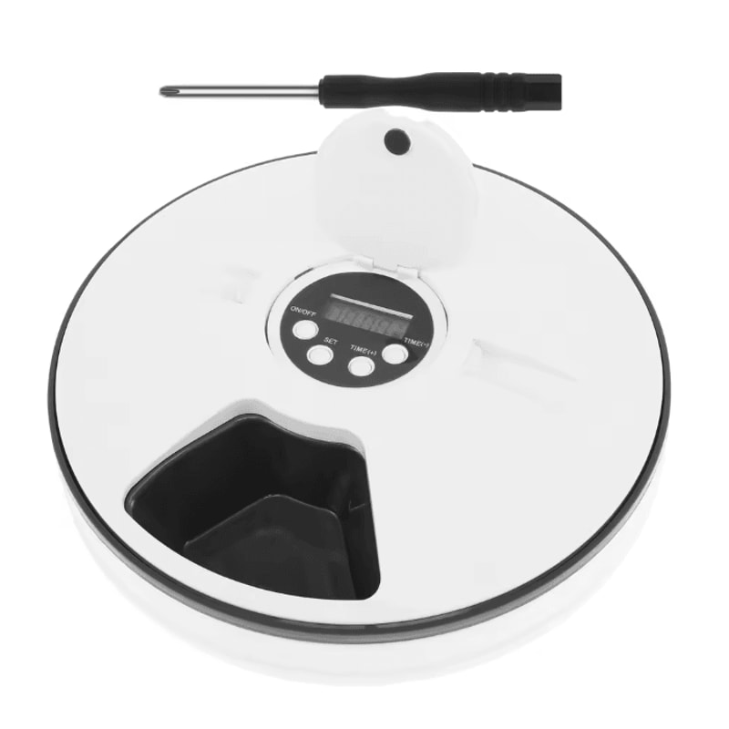 Automatic Pet Feeder With Timer 6 Meal Smart Food Dispenser 4