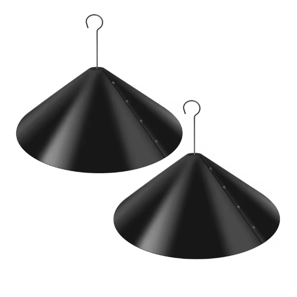 Wrap Around Squirrel Baffle 18 Inch Bird Feeder Pole Guard 2 Pack 5