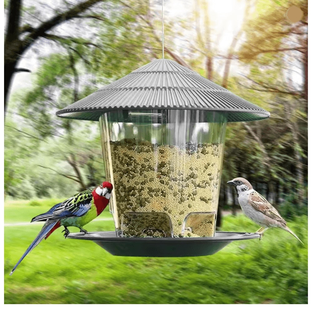 Hanging Bird Feeder Peanut Nut Feeding Station For Outdoor Garden 1