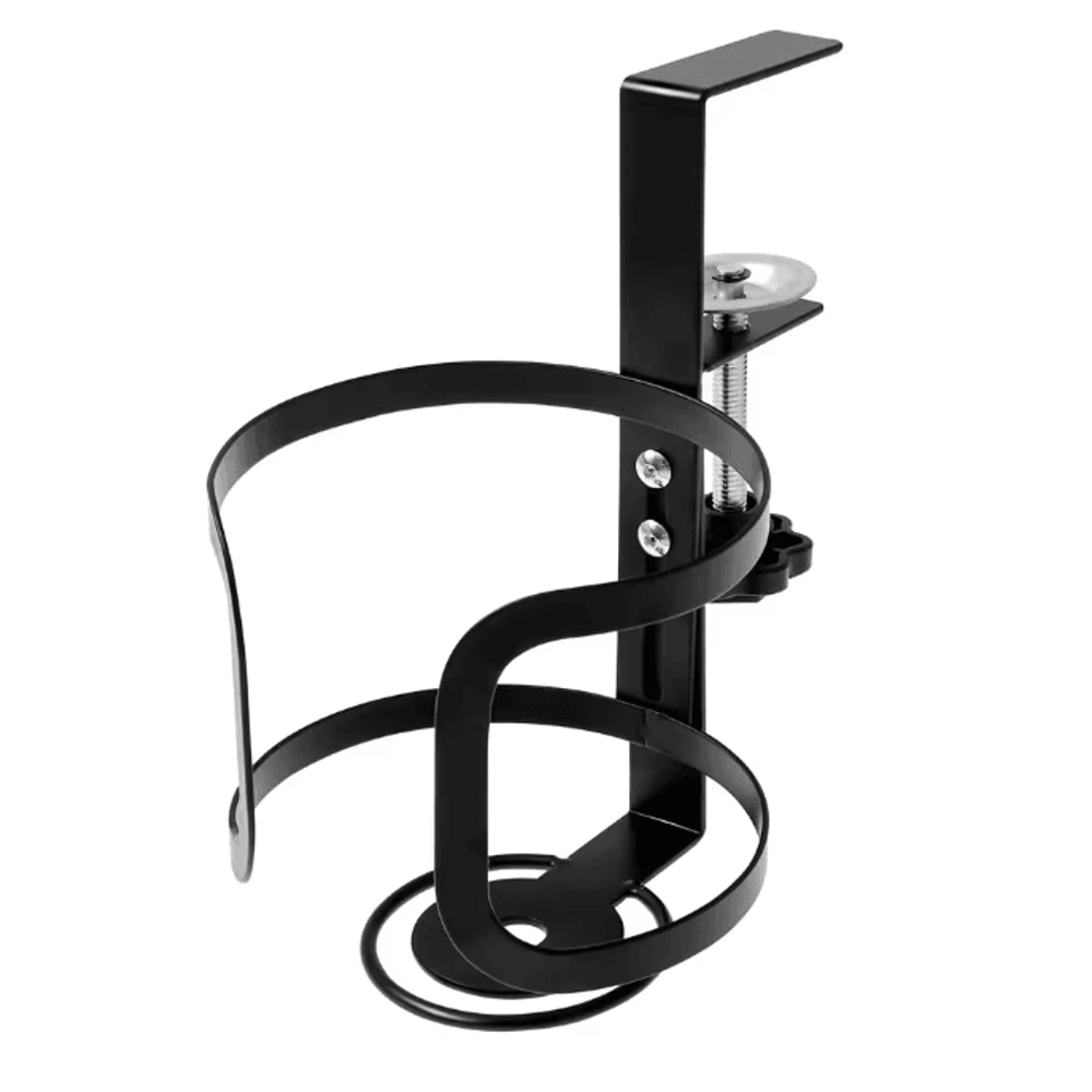 Adjustable Desk Cup Holder Clip On Mug And Headphone Organizer 4