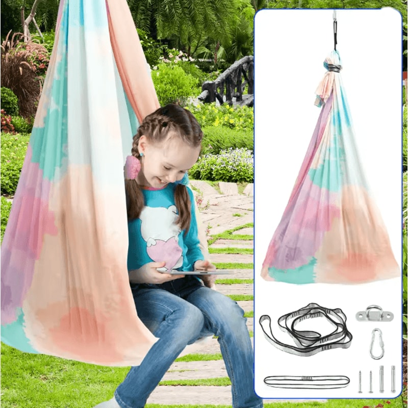 Kids Sensory Swing Indoor Hammock For Calm Play And Relaxation 4