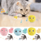 Interactive Cat Toy Balls Smart Plush Chirping Pet Play Set 0
