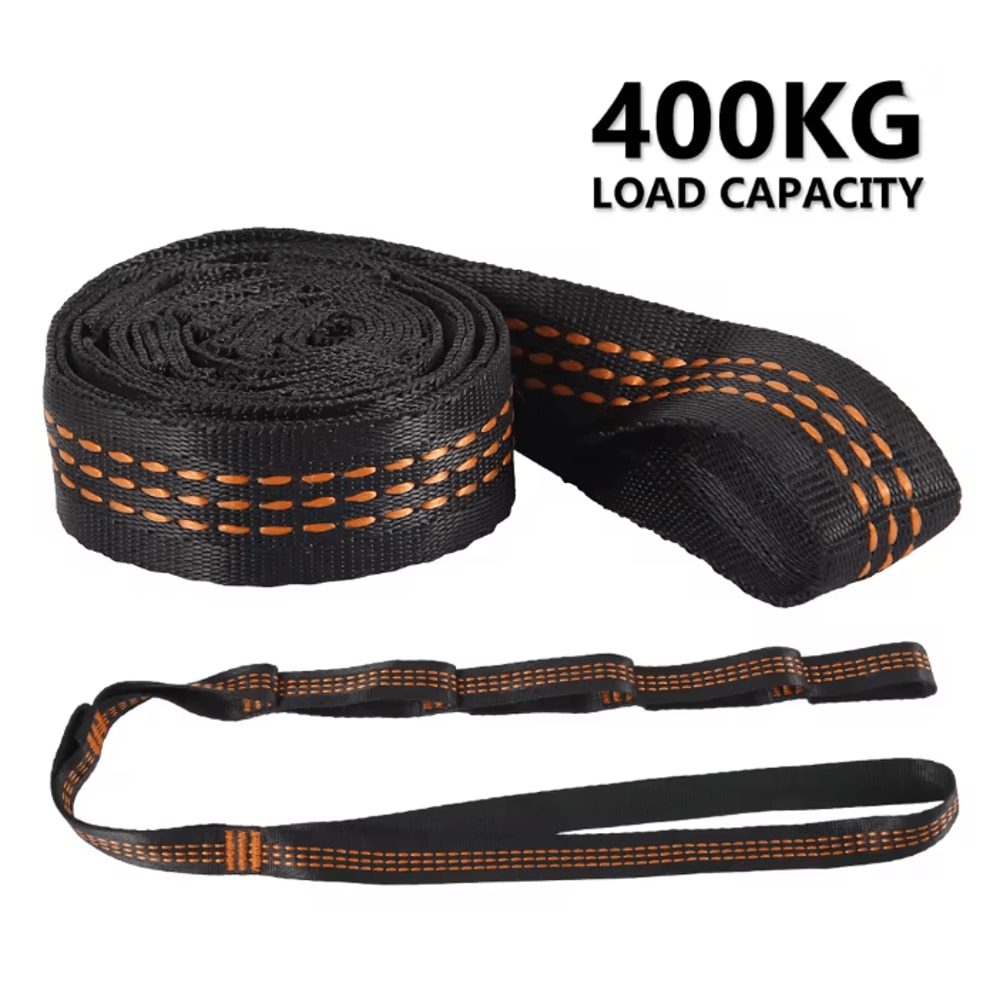 Heavy Duty Hammock Straps Reinforced Polyester Outdoor Hanging Set 1
