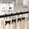 Decorative Bow Shower Curtain Hooks Pretty Bathroom Curtain Rings 12 Pack 0