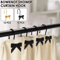 Decorative Bow Shower Curtain Hooks Pretty Bathroom Curtain Rings 12 Pack 0
