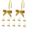 Decorative Bow Shower Curtain Hooks Pretty Bathroom Curtain Rings 12 Pack 4