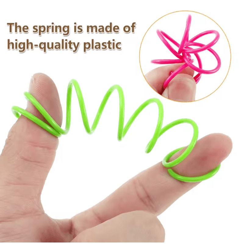 Colorful Cat Spring Toys Interactive Coil Play Set 16 Pieces 1