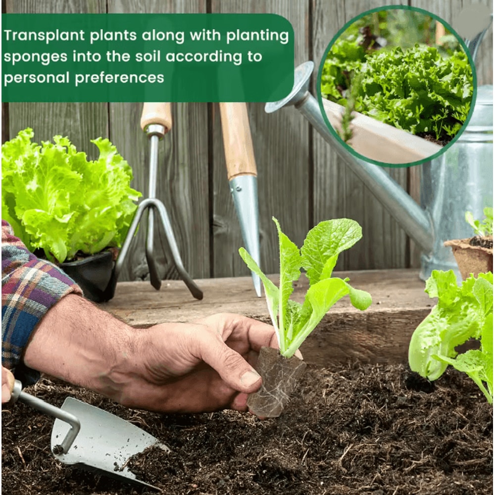 Hydroponic Seed Starter Sponges Replacement Grow Pods For Strong Root Growth 2