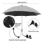 Universal Baby Stroller Umbrella Adjustable UV Protection Shade For Prams 9