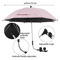 Universal Baby Stroller Umbrella Adjustable UV Protection Shade For Prams 10