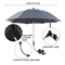 Universal Baby Stroller Umbrella Adjustable UV Protection Shade For Prams 3