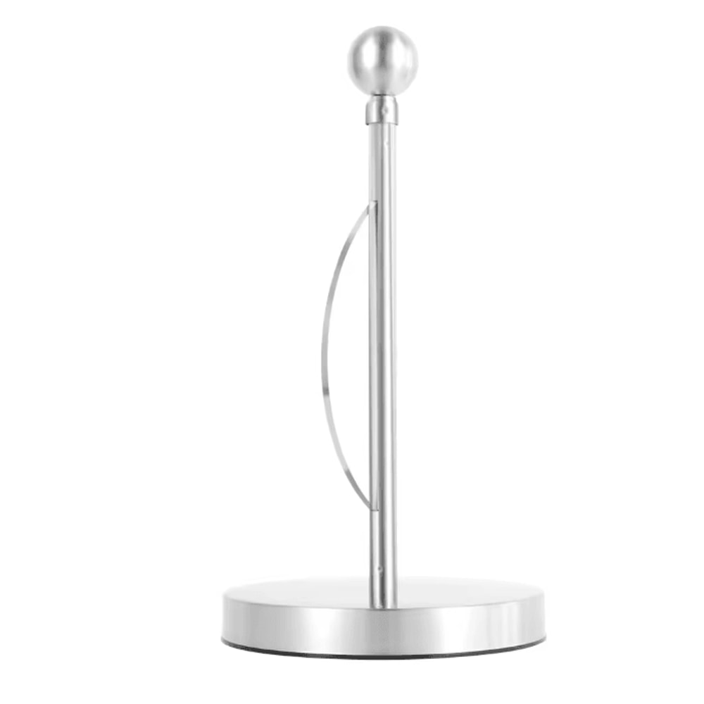 Stainless Steel Paper Towel Stand Nonslip Freestanding Kitchen Roll Holder 4