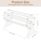 360 Degree Rotating Acrylic Hair Clip Organizer Display Stand 1