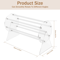 360 Degree Rotating Acrylic Hair Clip Organizer Display Stand 1